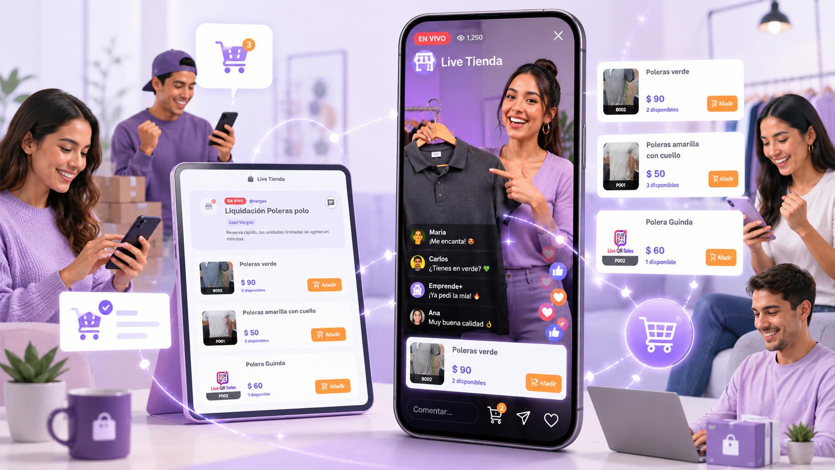 Live QR Sales